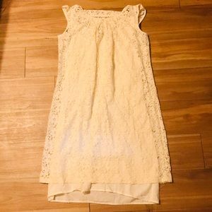 White Eyelet 60’s-Inspired Neiman Marcus Dress